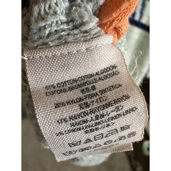 Free People Palm Breeze 3/4 Sleeve Pullover Knit Sweater Sky Multi S Oversized - Picture 5 of 8